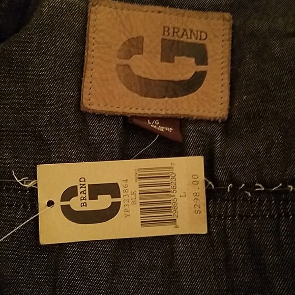 G. Brand Genuine leather jacket - Picture 6 of 8